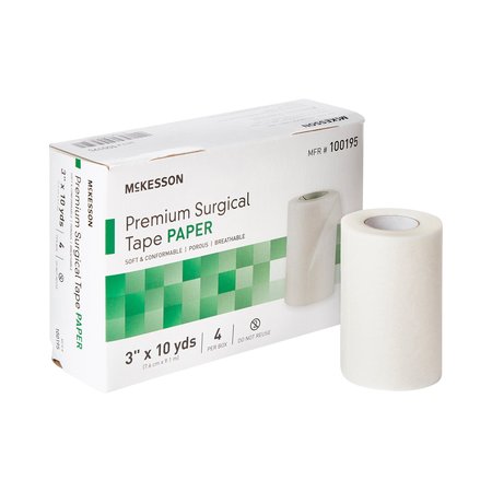 MCKESSON Medical Tape 3" x 10 yd., PK 4 100195